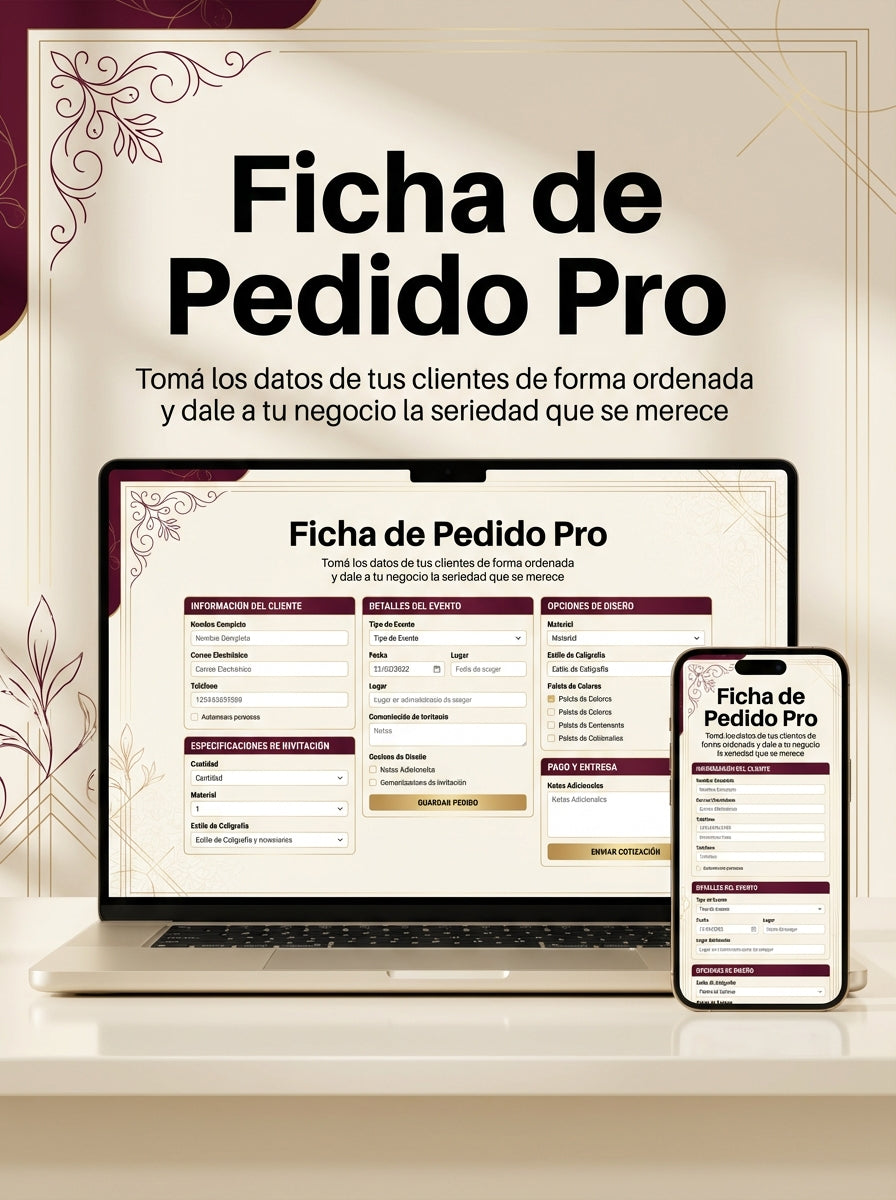 Ficha de Pedido Pro